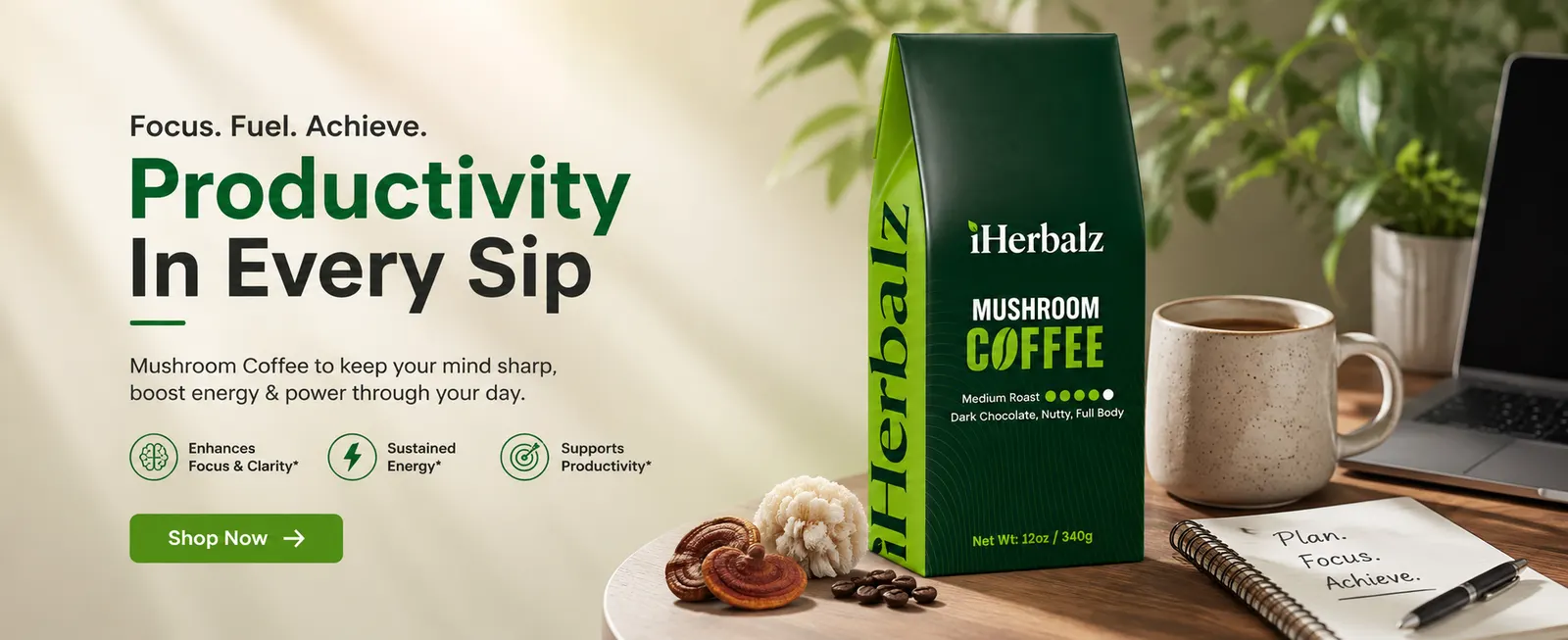 iHerbalz hero banner 2 — premium herbal supplements and natural wellness products